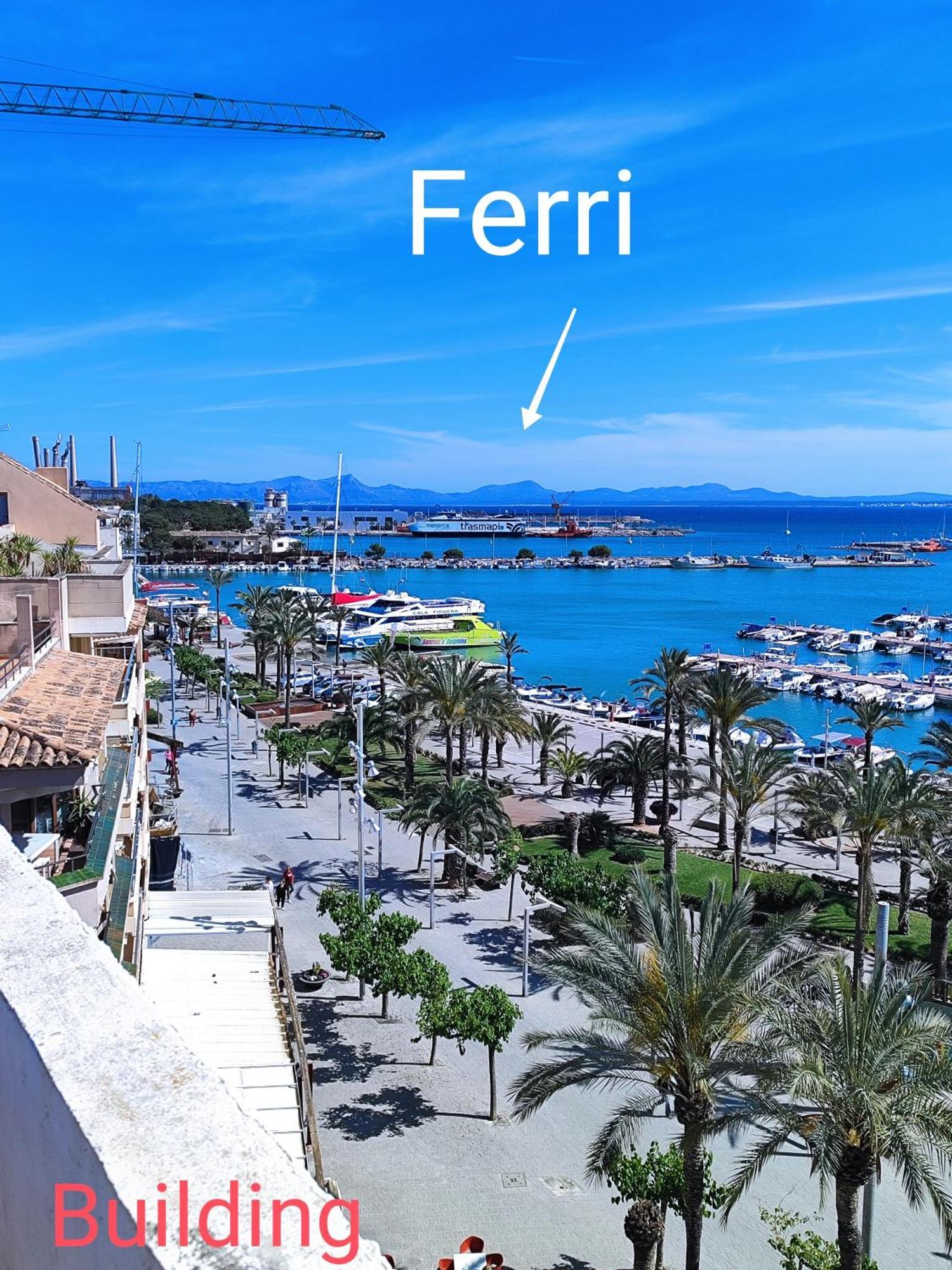 Tranquilo Apartamento Con Vistas Al Mar. Port de Alcudia  Buitenkant foto